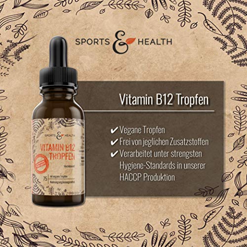 Vitamin B12 CDF Sports & Health Solutions, 75ml Vorrat