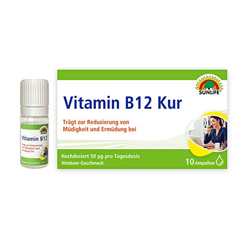 Vitamin-B12-Trinkampullen Sunlife VITAMIN B12 Kur: 10 Ampullen