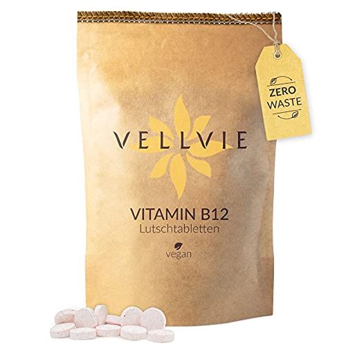 Vitamin B12 VELLVIE Lutschtabletten Zero Waste & Plastikfrei