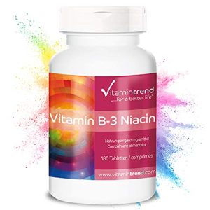 Vitamin B3 Vitamintrend Niacin 100mg, 180 Tabletten
