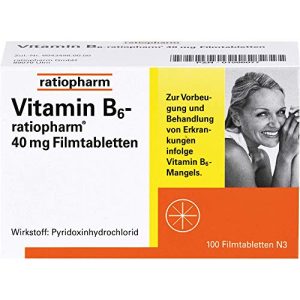 Vitamina B6 Ratiopharm – Compresse rivestite con film da 40 mg, compresse da 100 pz