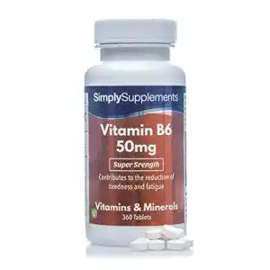 Vitamin B6 Simply Supplements 50mg, 360 Tabletten