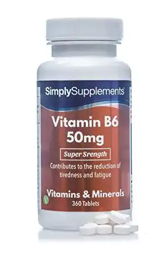 Vitamin B6 Simply Supplements 50mg, 360 Tabletten
