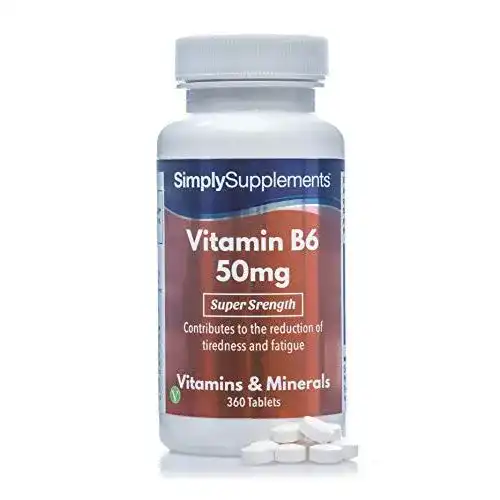 Vitamin B6 Simply Supplements 50mg, 360 Tabletten