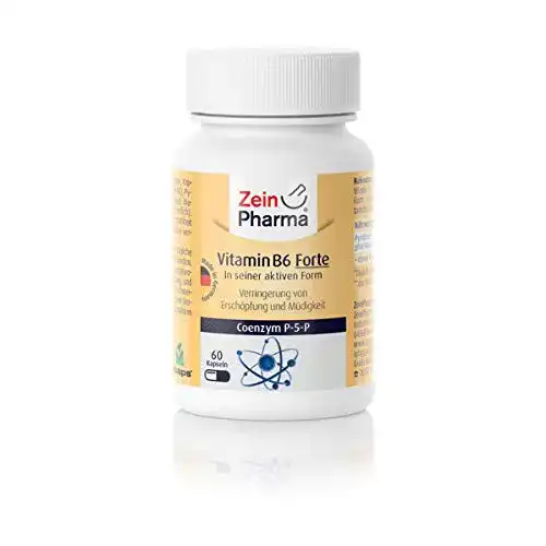 Die beste Vitamin B6 ZeinPharma Germany P-5-P 40mg Kapseln, 1er Pack 2026 Test Bestseller Vitamin B6 ZeinPharma Germany P-5-P 40mg Kapseln, 1er Pack