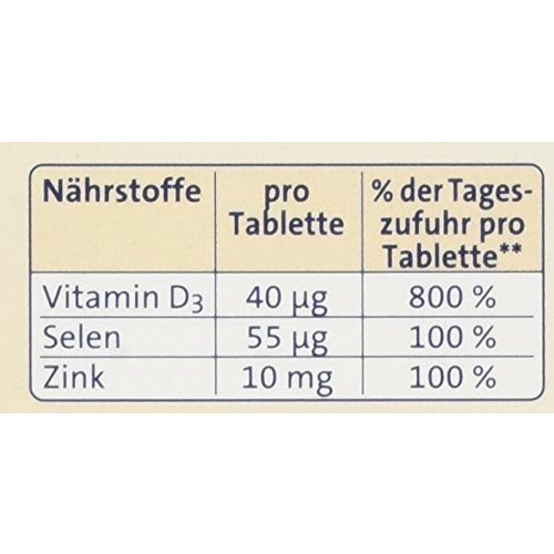 Vitamin-D-Präparate Abtei Vitamin D3 Forte Plus 1600 I.E., 42 Tabl.