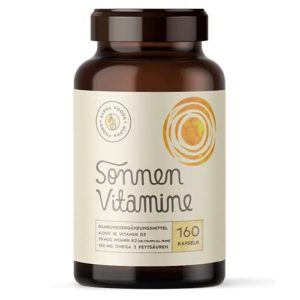 Vitamin D Supplements Alpha Foods 4.000 Vitamin D3, K2, 160 Caps