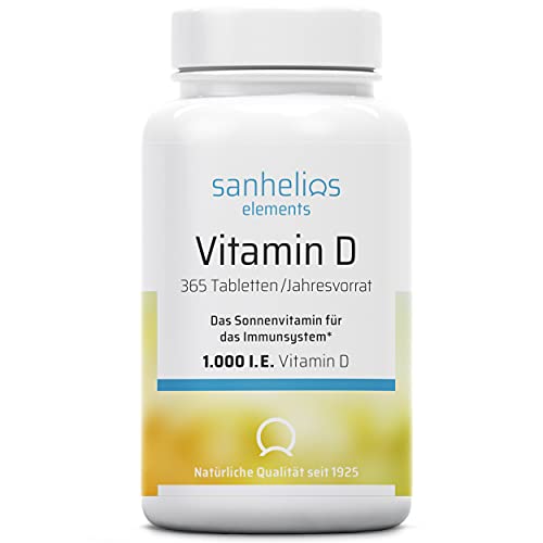 Vitamin D3 Sanhelios Sonnenvitamin D, 1000 I.E., 365 Microtabl.