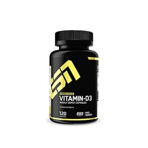 Comprimés de vitamine D3 ESN Vitamine D3, 120 gélules, vitamine D