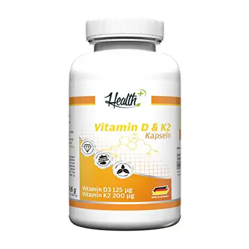 Die beste Vitamin-D3-Tabletten Zec+ Nutrition Health+ Vitamin D3 & K2 2026 Test Bestseller Vitamin-D3-Tabletten Zec+ Nutrition Health+ Vitamin D3 & K2