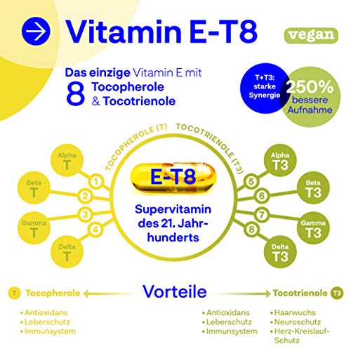 Vitamin E Kala Health -8, 60 Vegan Kapseln