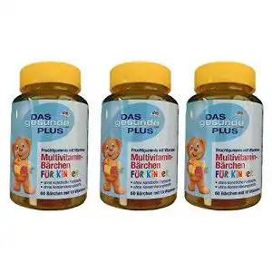 Vitamin-Gummibärchen Das gesund Plus Mivolis Multivitamin, 3er