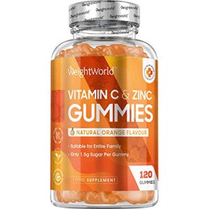 Vitamin-Gummibärchen WeightWorld Vitamin C & Zink, 120 Stück