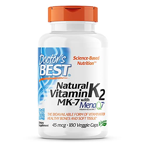 Die beste vitamin k2 doctors best natuerlich 45mcg 180 vegane kapseln Bestsleller kaufen