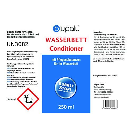 Wasserbett-Conditioner blupalu, 8 x 250 ml Conditionierer