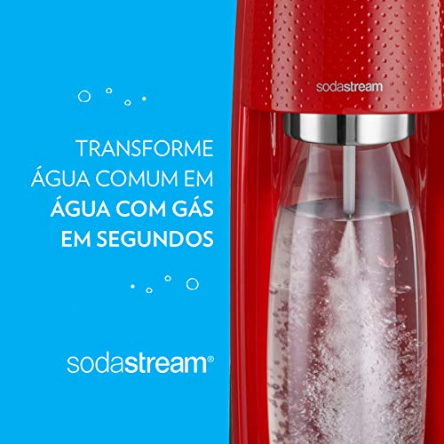 Wassersprudler SodaStream Spirit 8718692619470, Kunststoff, Rot