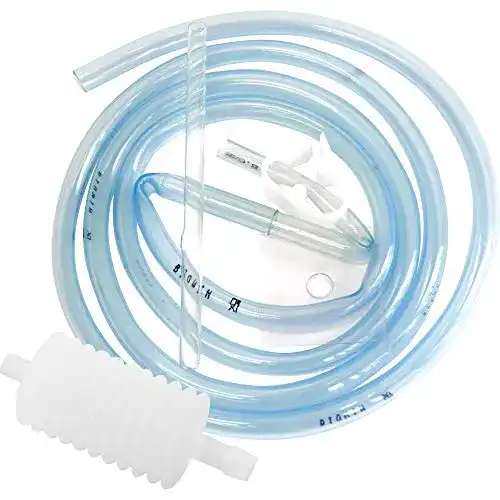 Weinheber Browin Abfüllschlauch mit Plastikpumpe