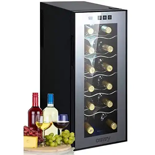 Weinkühlschrank CAMRY 33 Liter 12 Flasche Weinkühler, Glastür
