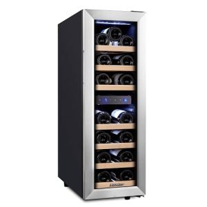 Weinkühlschrank Kalamera 2 Zonen für 19 Flaschen, Kompressor