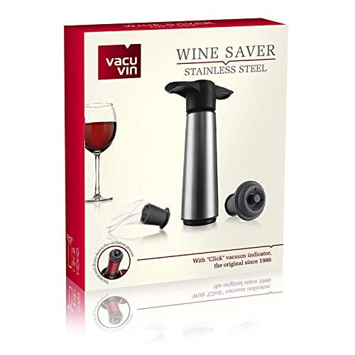 Weinpumpe Vacu Vin 0649360, 2 x Stopfen, 2 x Weinausgießern