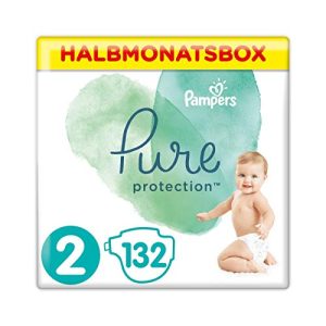 Windeln Pampers Baby Größe 2 (4-8 kg) Pure Protection, 132 Stück