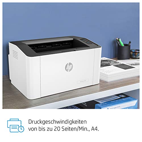 WLAN-Drucker HP Laser 107a Laserdrucker, A4 Drucker, USB