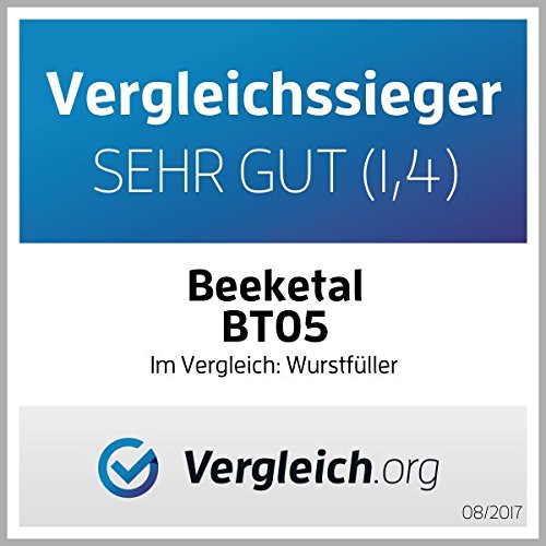 Wurstfüller Beeketal ‘BT05C’ Edelstahl Set, Churros Maker Aufsatz