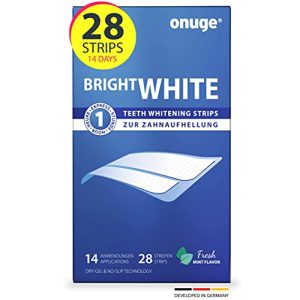 Zahnaufhellung Onuge Bright White Teeth Whitening Strips, 28 Str.