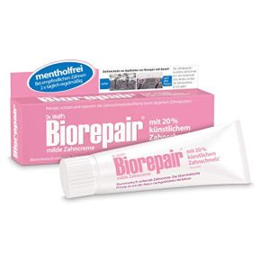 Zahnpasta ohne Fluorid Biorepair Zahncreme mild, 2 x 75 ml