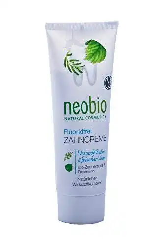 Zahnpasta ohne Fluorid Neobio Zahncreme ohne Fluorid (75 ml)