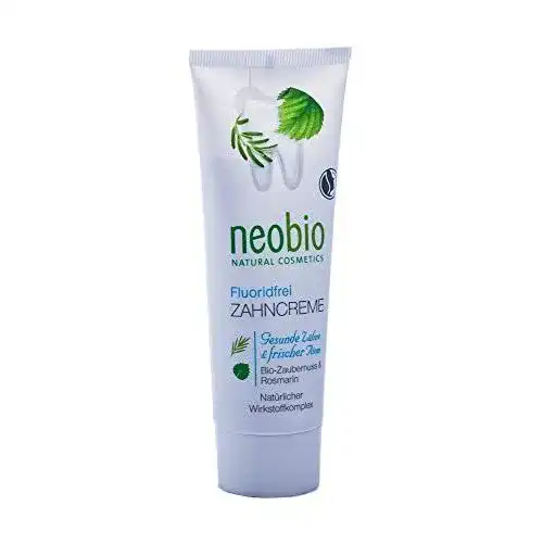 Zahnpasta ohne Fluorid Neobio Zahncreme ohne Fluorid (75 ml)