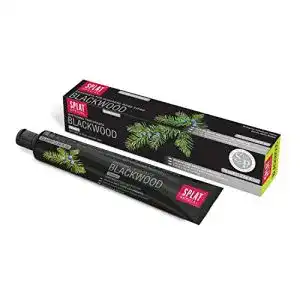 Zahnpasta ohne Fluorid SPLAT blackwood Whitening Zahnpasta