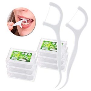 Zahnseide-Sticks Meersee Zahnseide, 180 Stück Weiß Zahnpflege