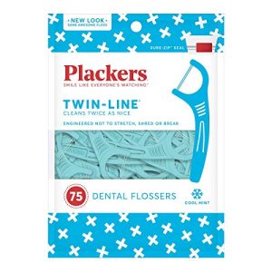 Zahnseide-Sticks Placker Twin-Line Advance-Reinigung, 75 Stück