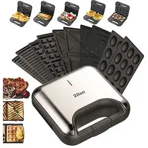 Zaubernuss-Waffeleisen Zilan 5in1 Sandwichmaker 800W