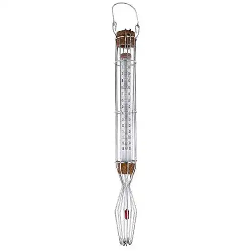 Zuckerthermometer Lantelme +220°C in Drahtfassung 36cm