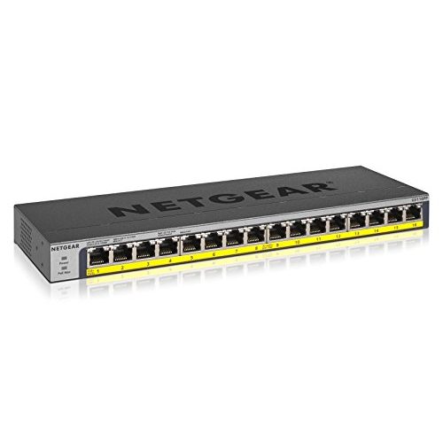 Die beste 16 port gigabit switch netgear gs116pp poe switch 16 port Bestsleller kaufen