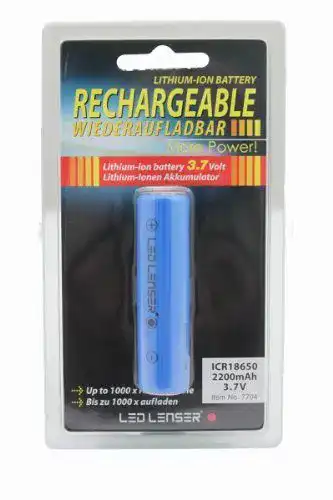 18650-Akku ZweibrÙder LED LENSER Ersatzakku für M7R orig.