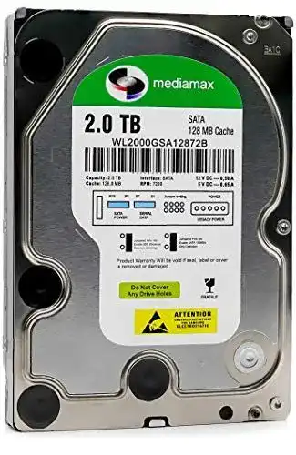 2TB-HDD MediaMax 3.5″ interne Festplatte 2TB HDD, SATA III