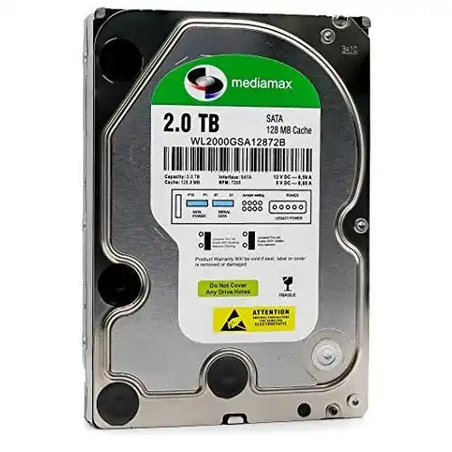 2TB-HDD MediaMax 3.5″ interne Festplatte 2TB HDD, SATA III