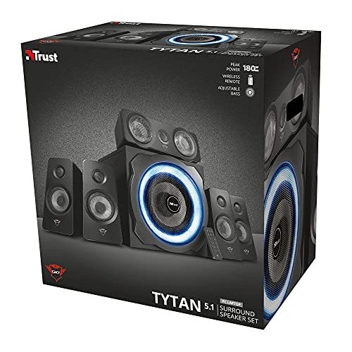 5.1-Soundsystem Trust Gaming GXT 658 Tytan 5.1 Surround, Set