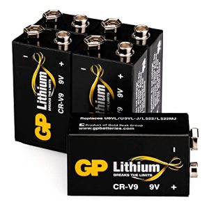 9V-Batterie GP TONER GP Lithium 9V Block Batterien, 9 Volt, 5 St.