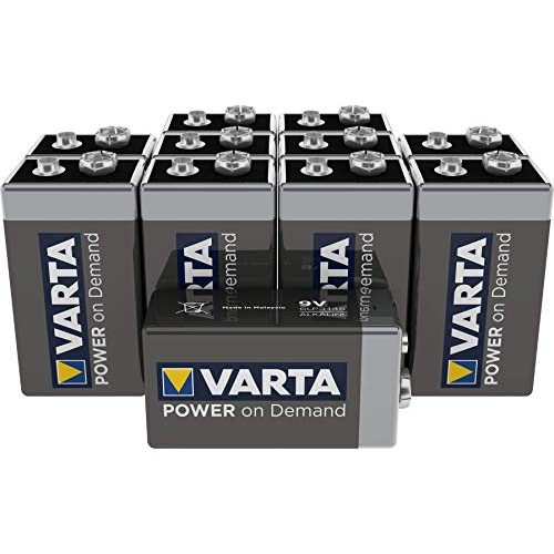 9V-Batterie Varta Power on Demand 9V Block, 10er Pack