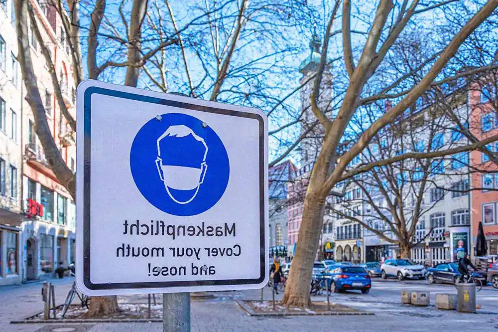 Aufkleber Maskenpflicht Aufkleber Maskenpflicht