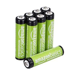 AAA-Akku Amazon Basics AAA-Batterien, wiederaufladbar, 8 Stück