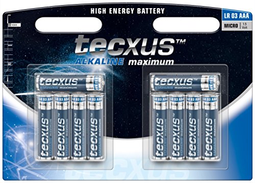Die beste aaa batterie tecxus micro lr03 aaa batterien 15 v 10er pack Bestsleller kaufen
