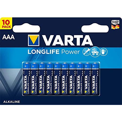 AAA-Batterie Varta Longlife Power AAA Micro LR03 Batterie, 10er