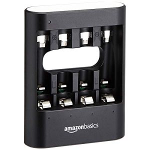 Akku-Ladegerät Amazon Basics USB-Schnellladegerät, Schwarz