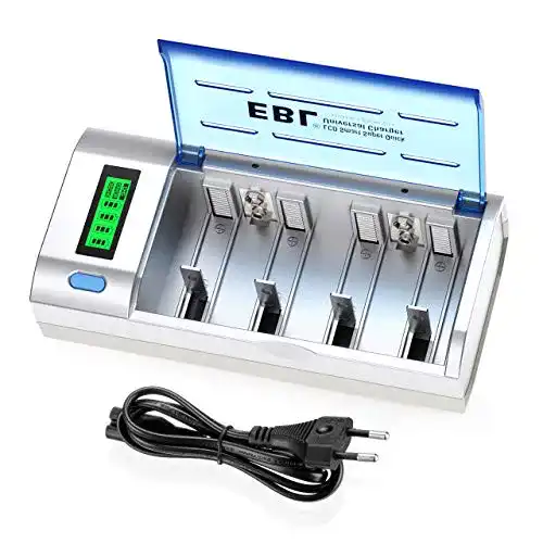 Akku-Ladegerät EBL 906 Akku Ladegerät Universal LCD