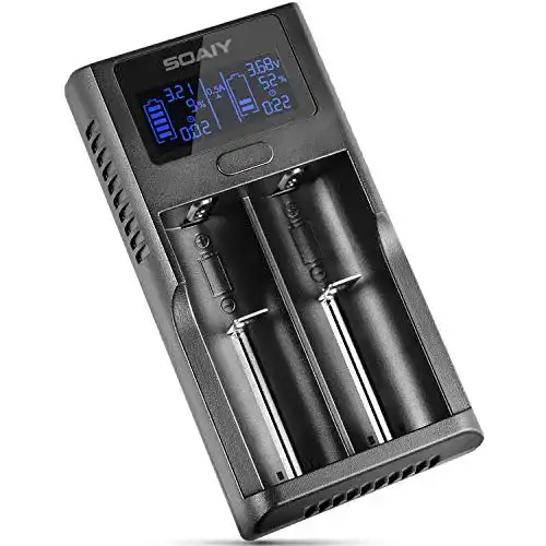 Akku-Ladegerät SOAIY Intelligent, mit LCD-Display